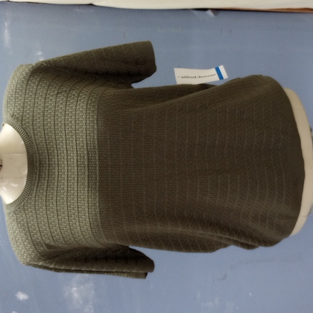 Alfred Dunner Olive Green Blouse, NWT, XL